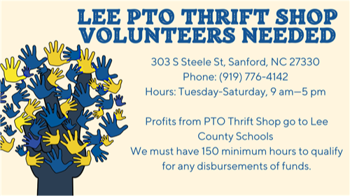 PTO Thrift Shop Volunteer