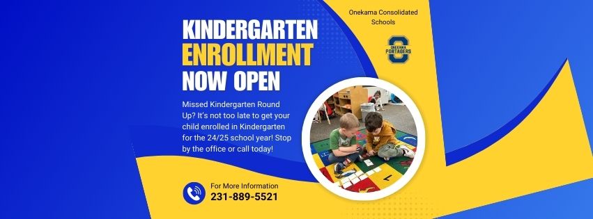 Kindergarten enrollment is now open!