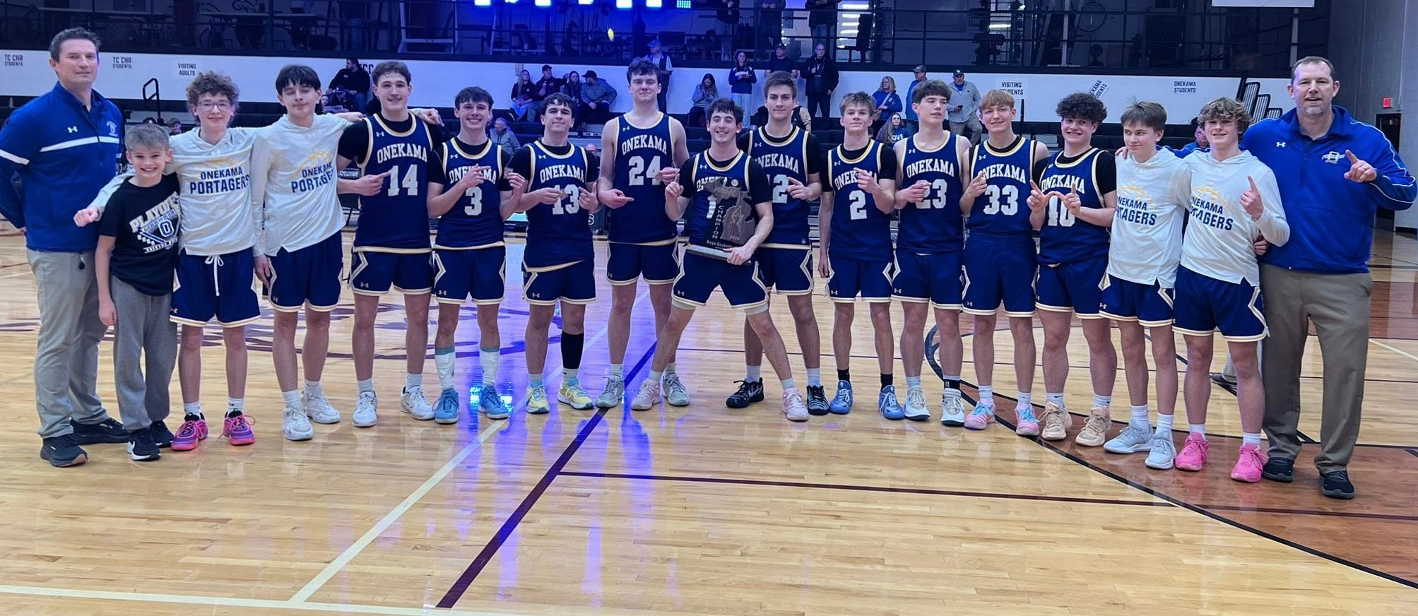 Your 2026 varsity boys basketball team are REGIONAL CHAMPIONS!