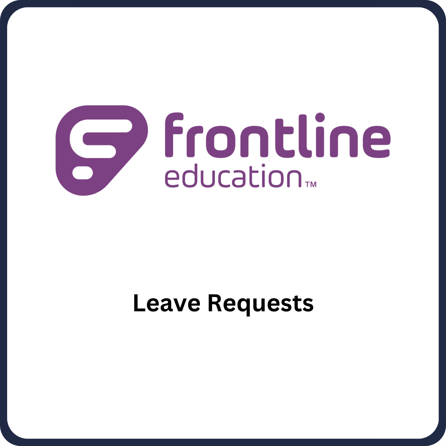 Frontline Leave Requests