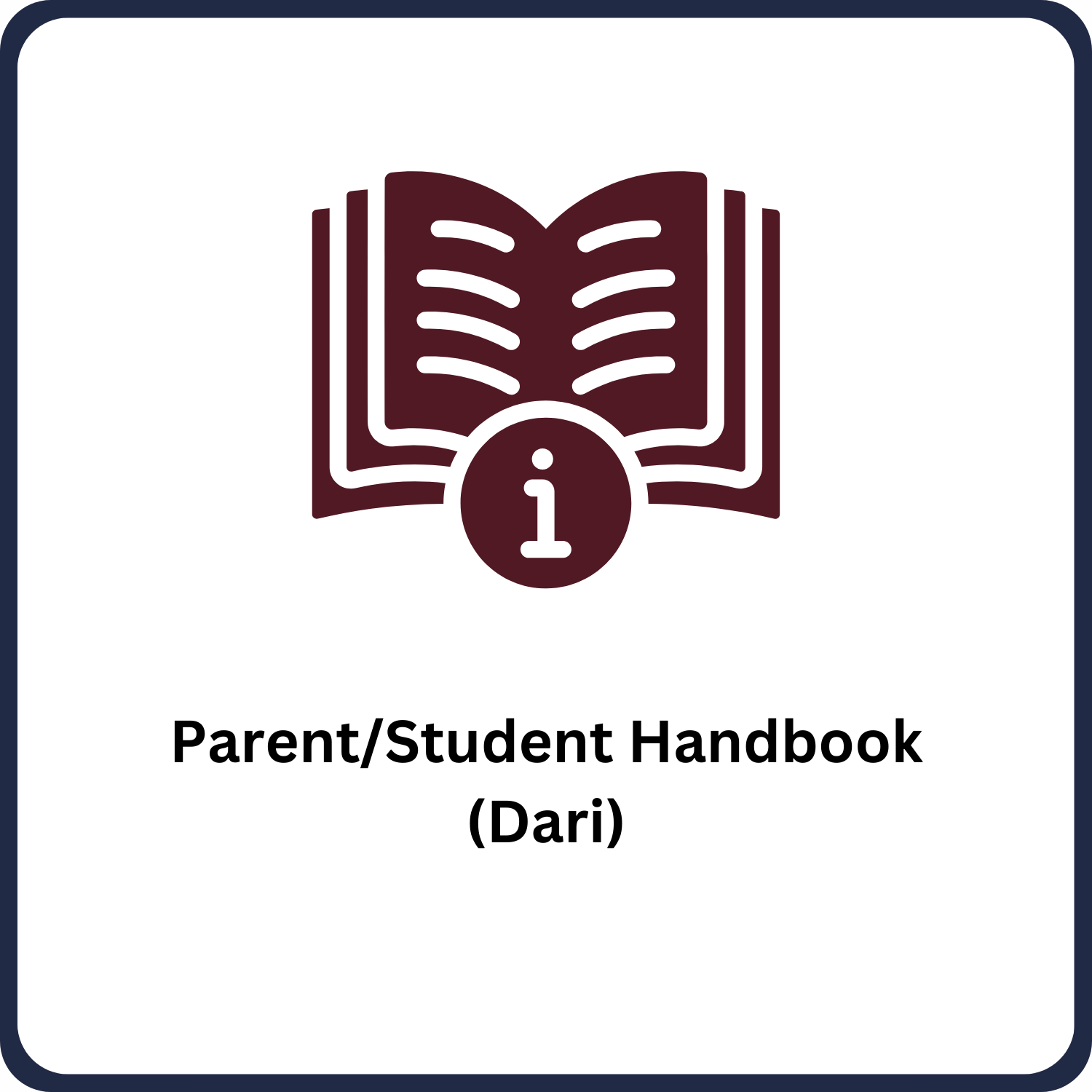 Parent/Guardian Handbook (Dari)