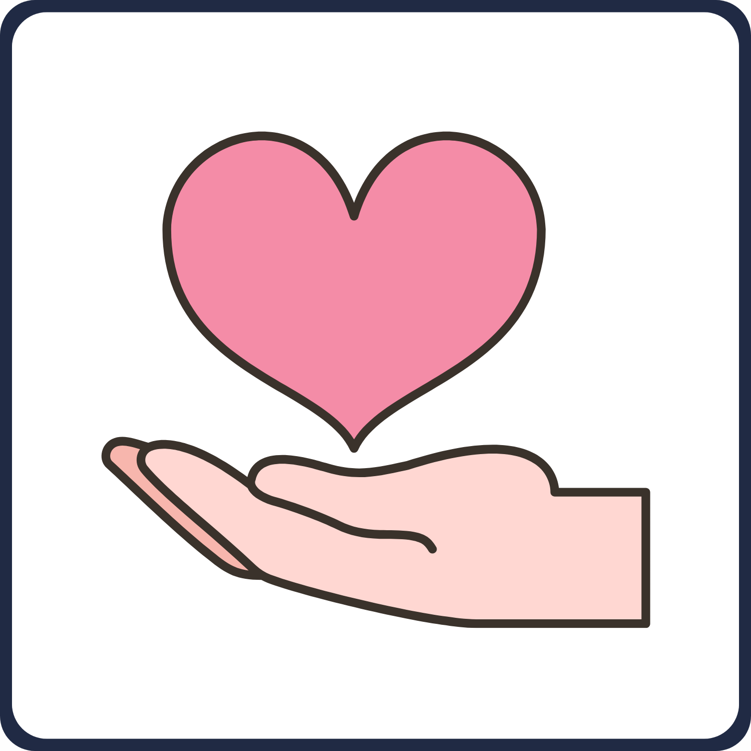 Hand & heart