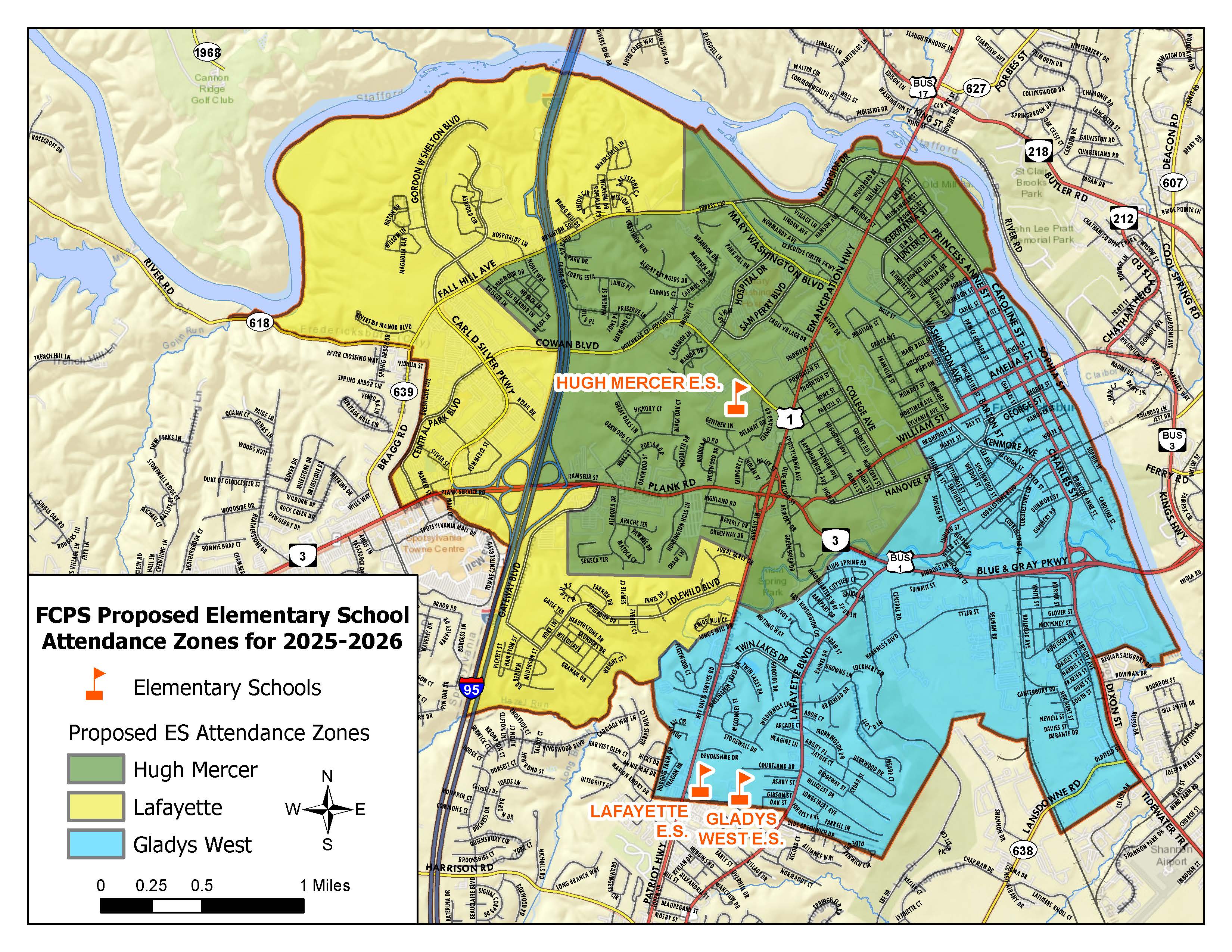 zone map, info below