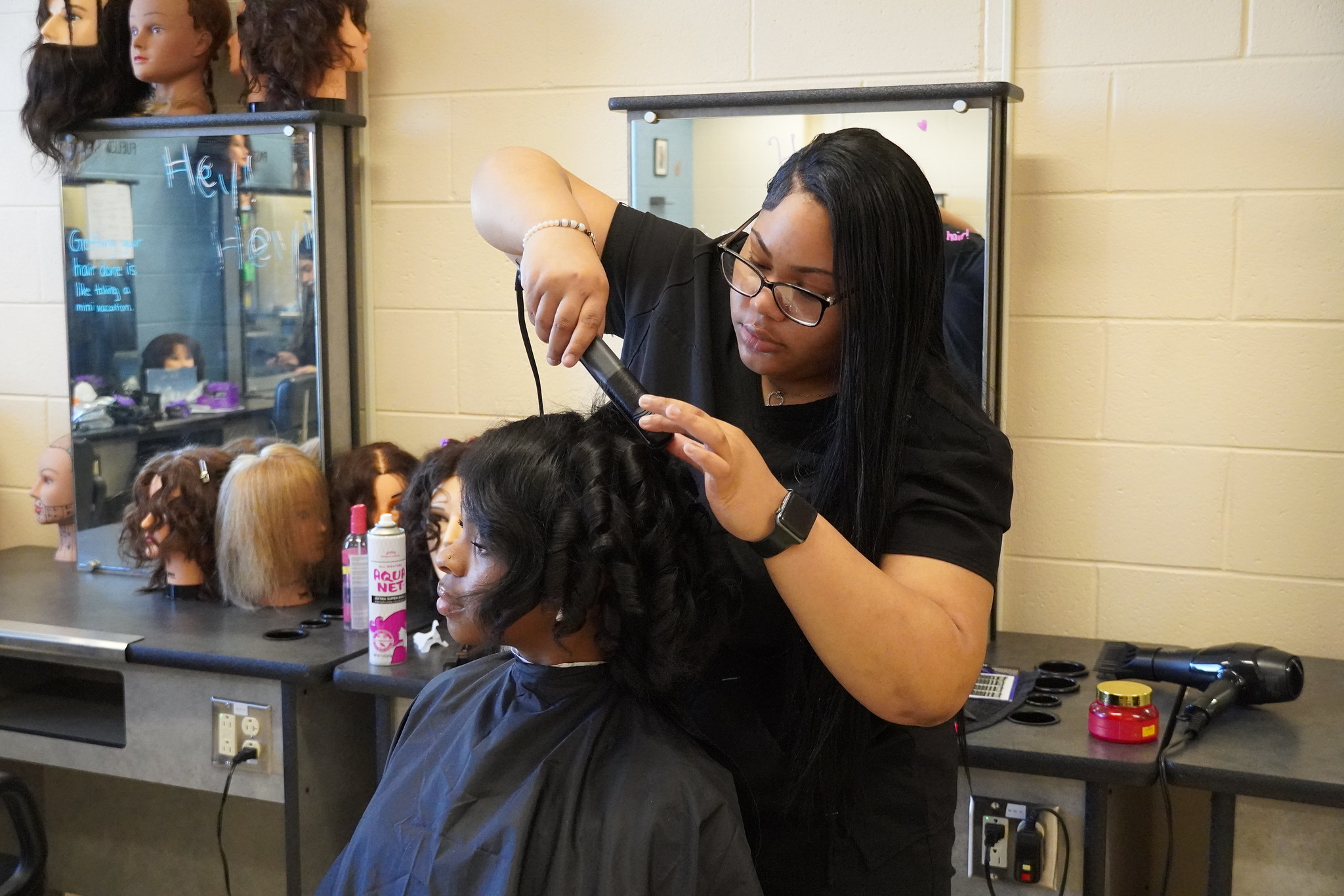 Cosmetology class