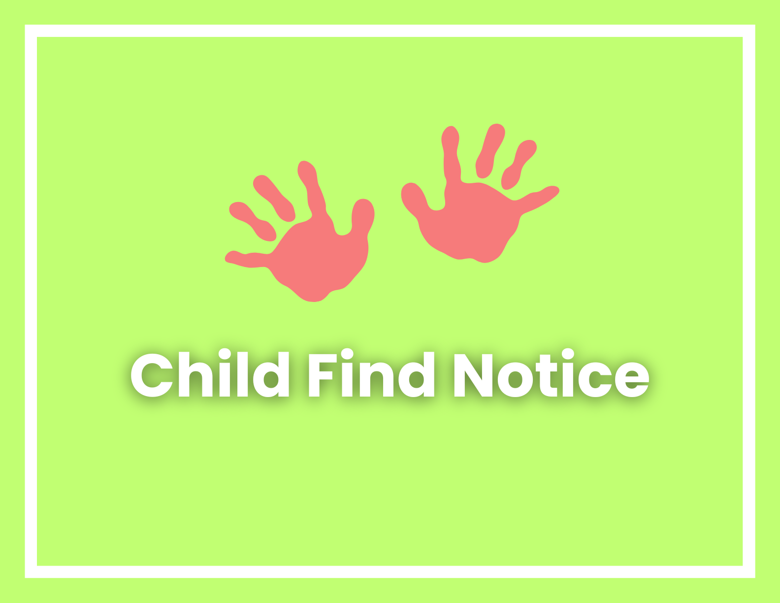 Child Find Notice