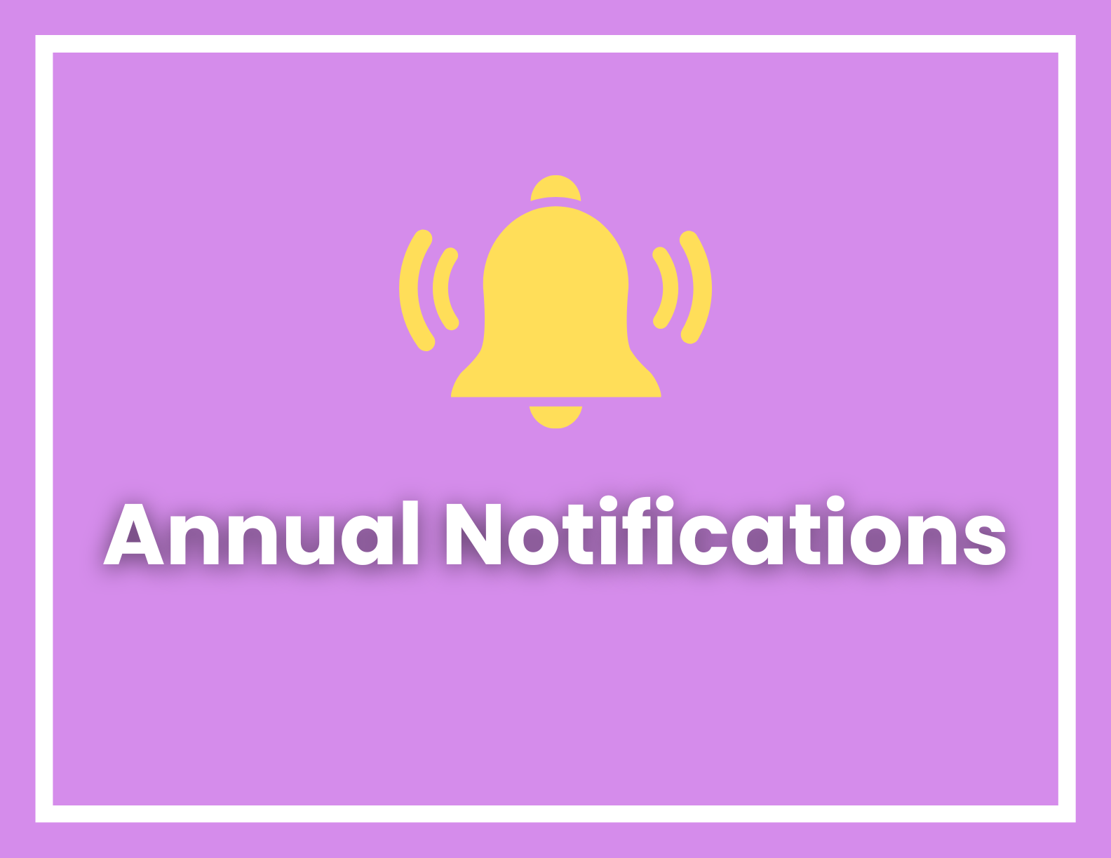 Annual Notifications