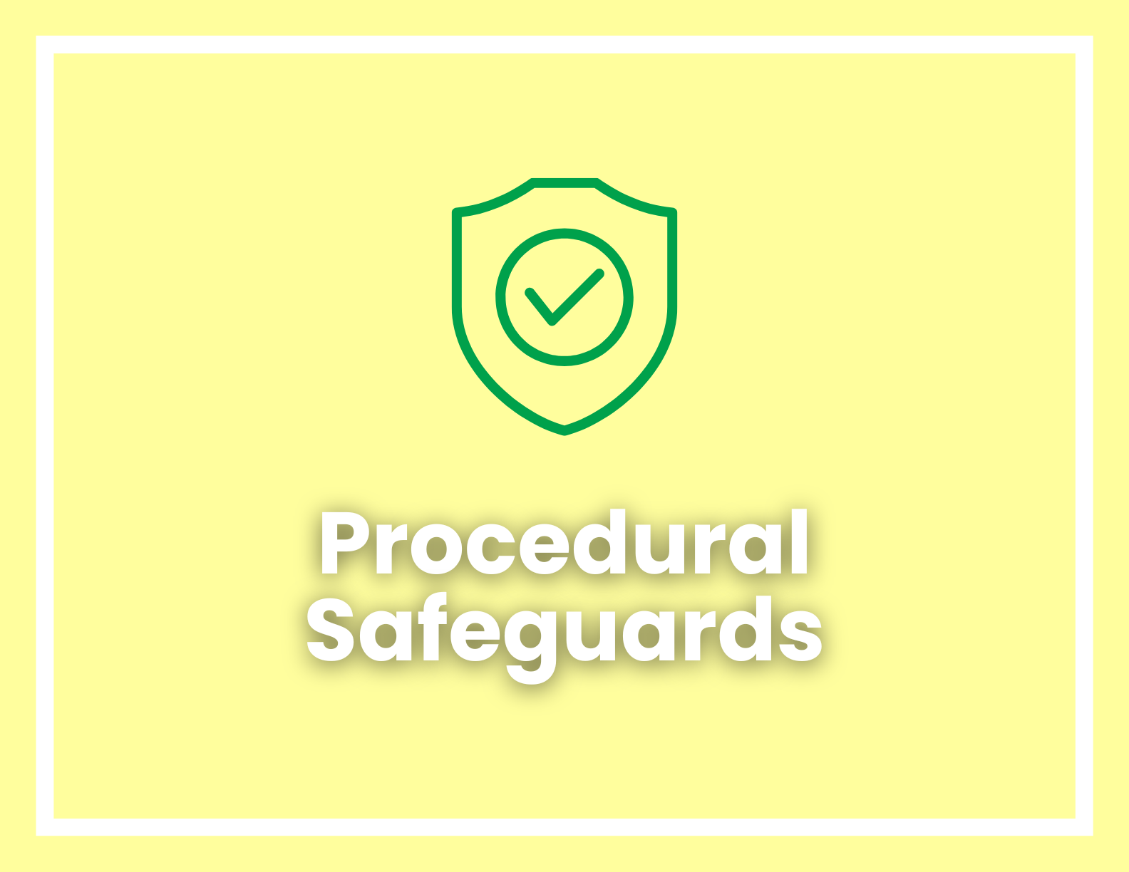 Procedural Safeguards