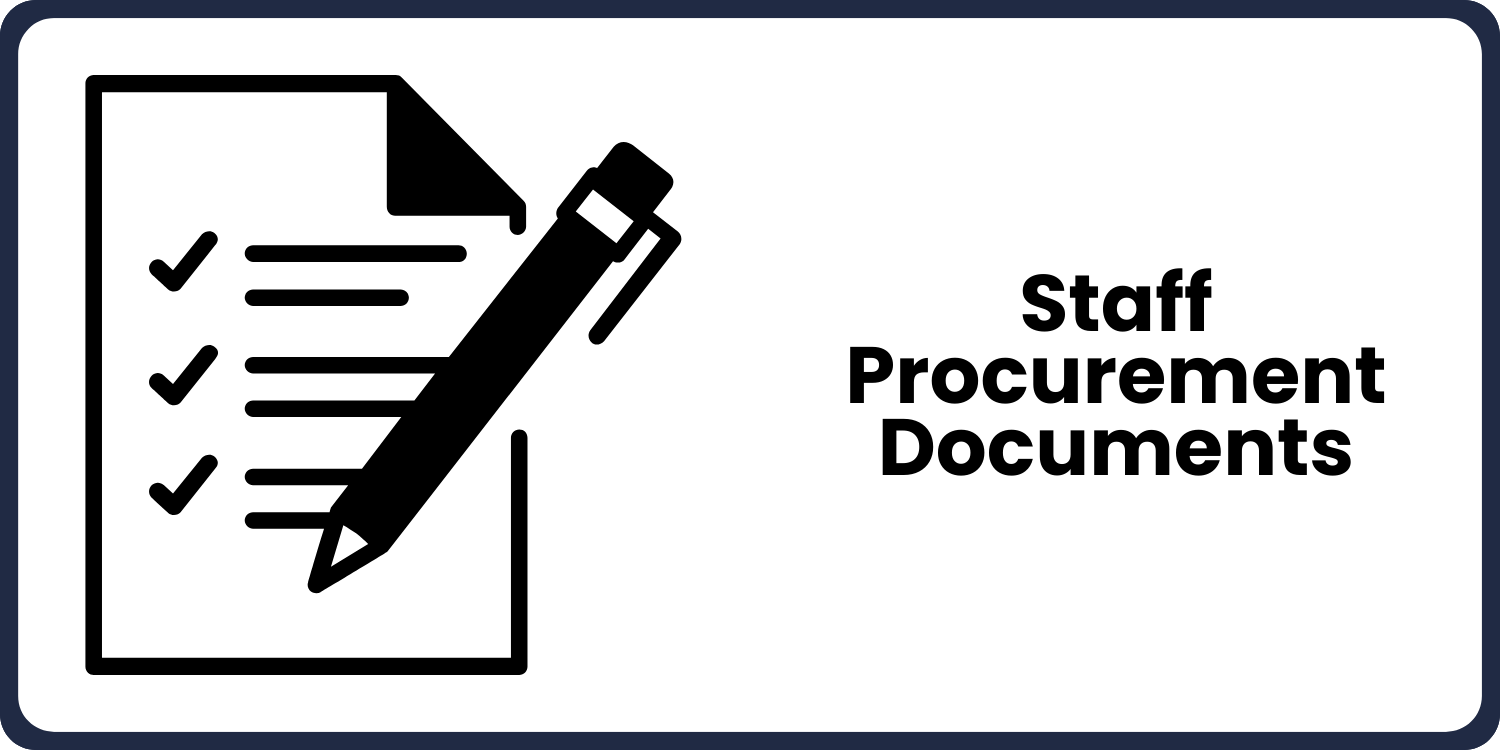 Staff Procurement Documents