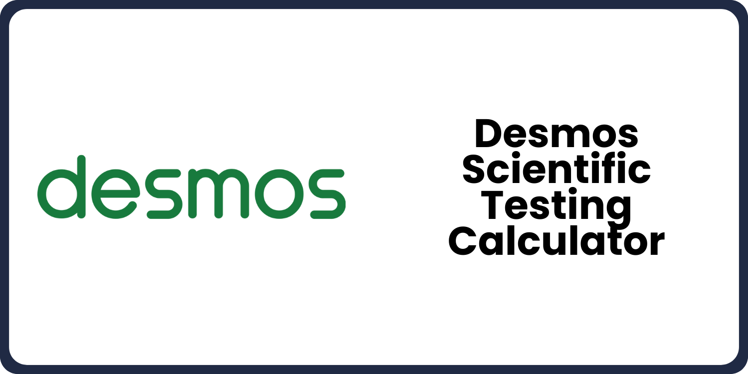 Desmos Scientific Testing Calculator