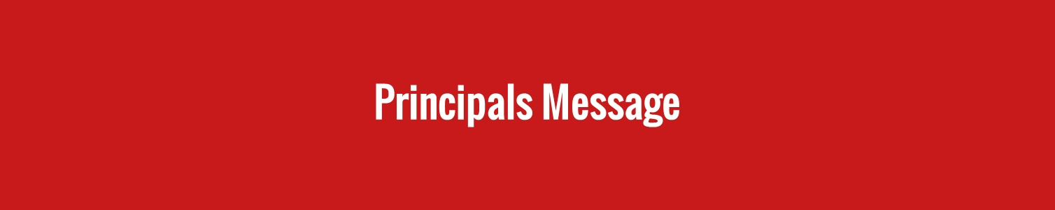Principal's Message