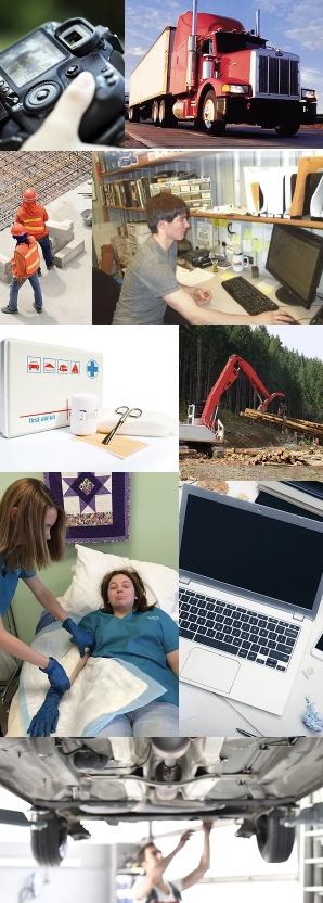 Different Careers Collage