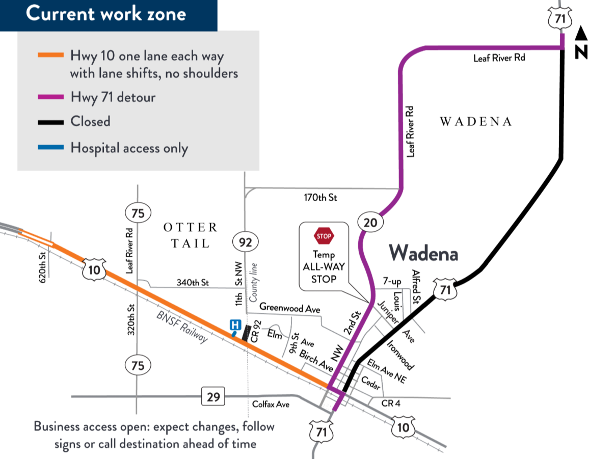 Hospital Access Routes - Wadena Road Project