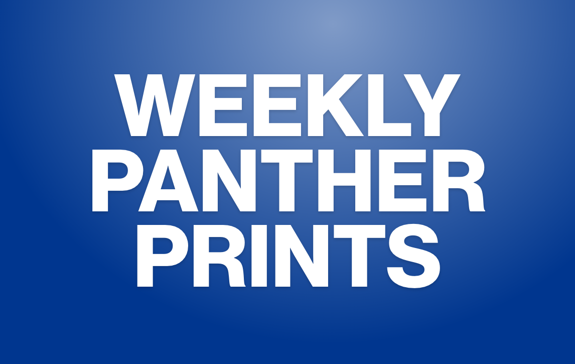 Weekly Panther Prints January 29February 4, 2024 Marshall Greene