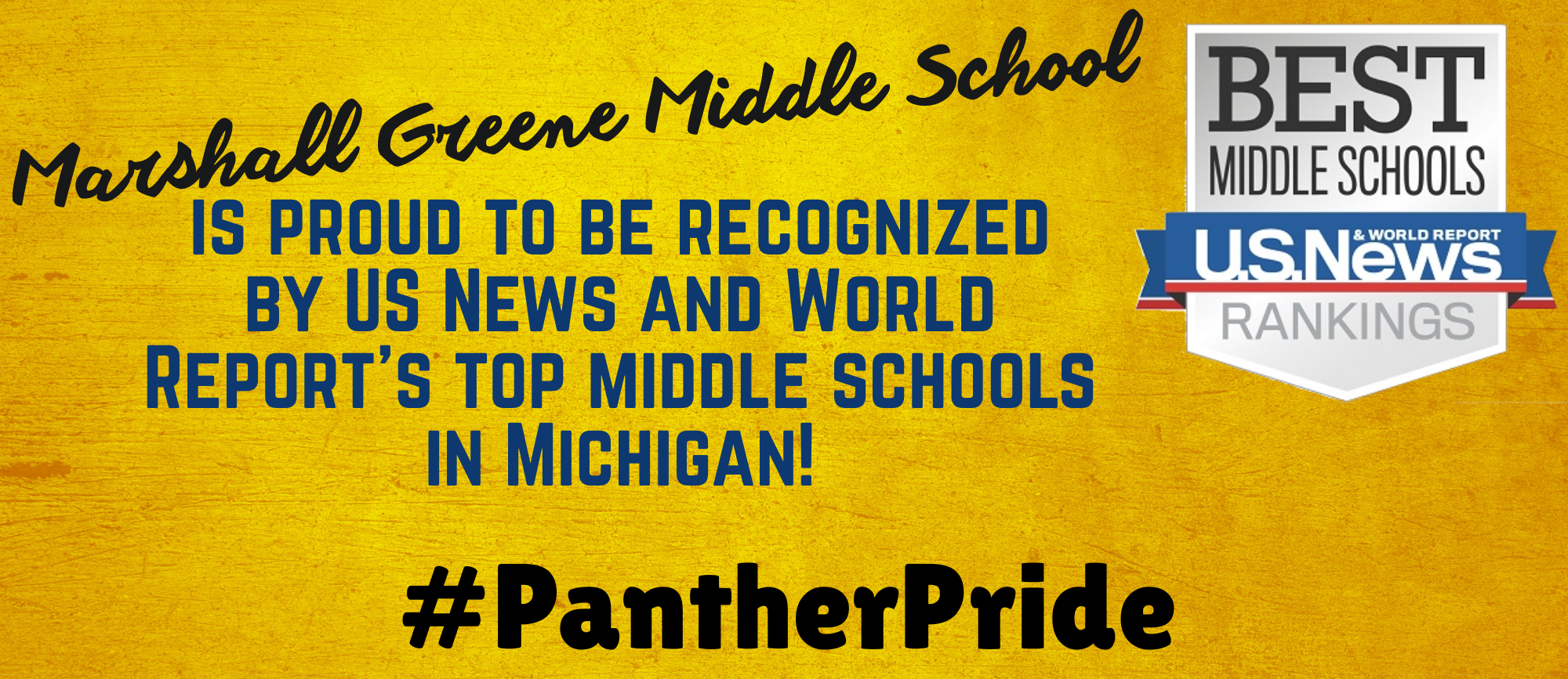 MGMS is proud to be recognized by US News and World Report’s top middle schools in Michigan!