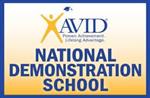 AVID National Demonstration School logo