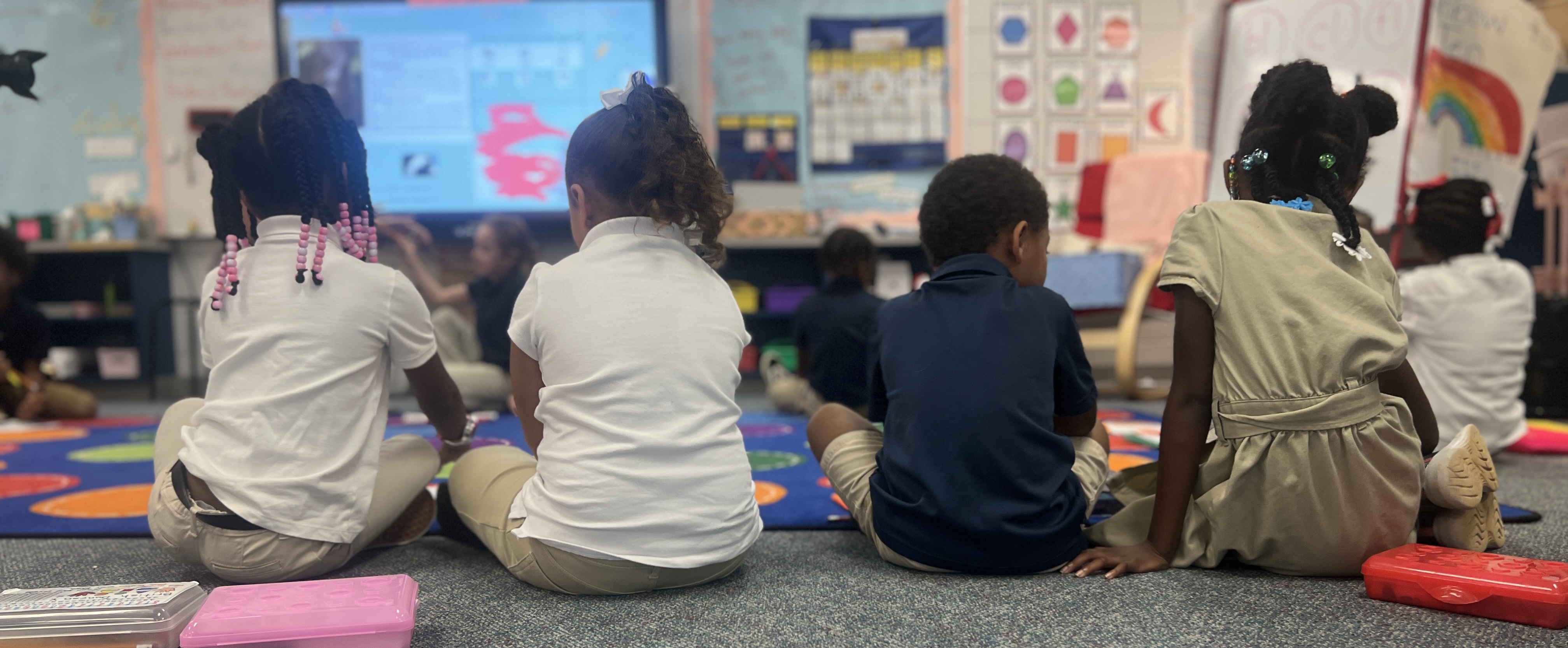 kids in a classroom