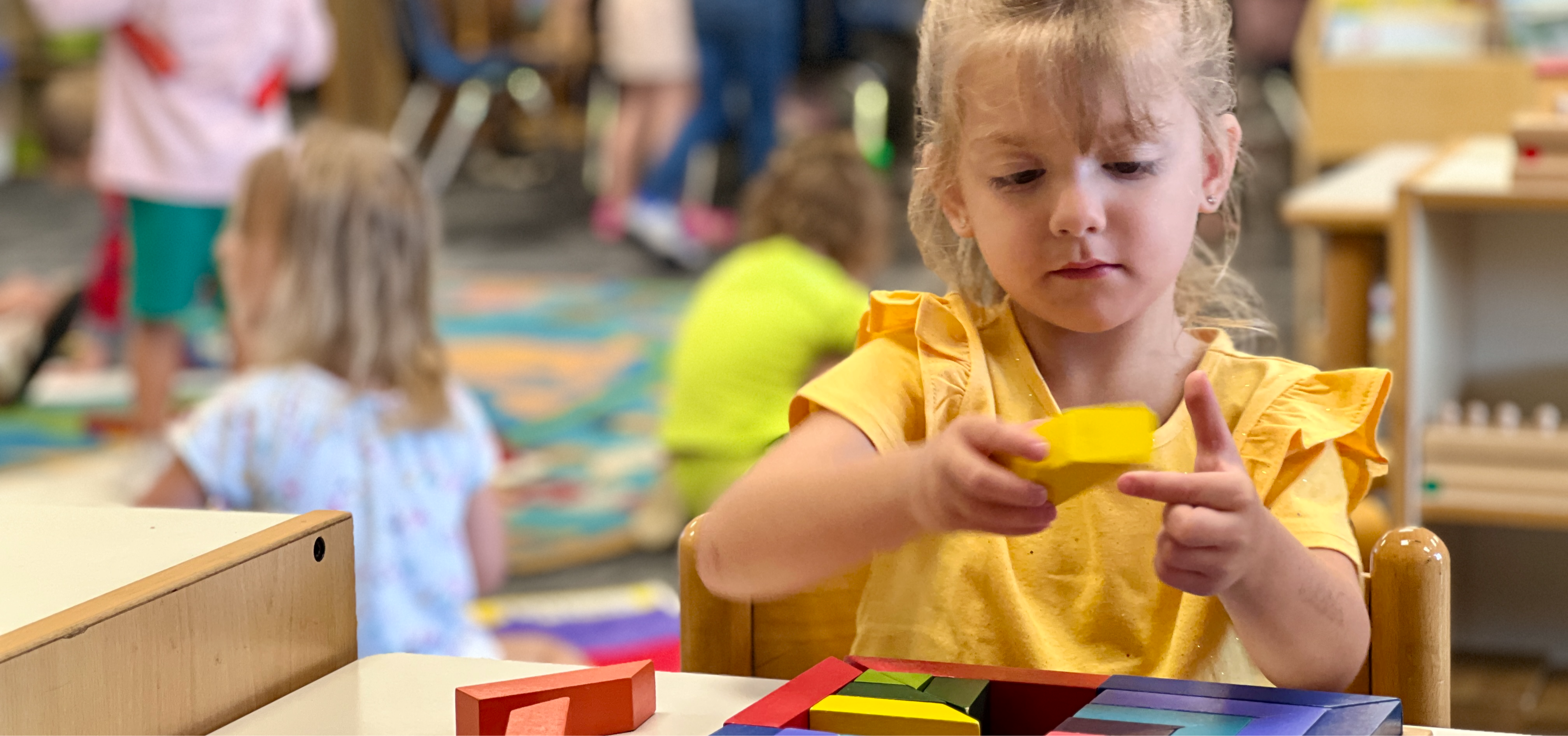  student montessori class