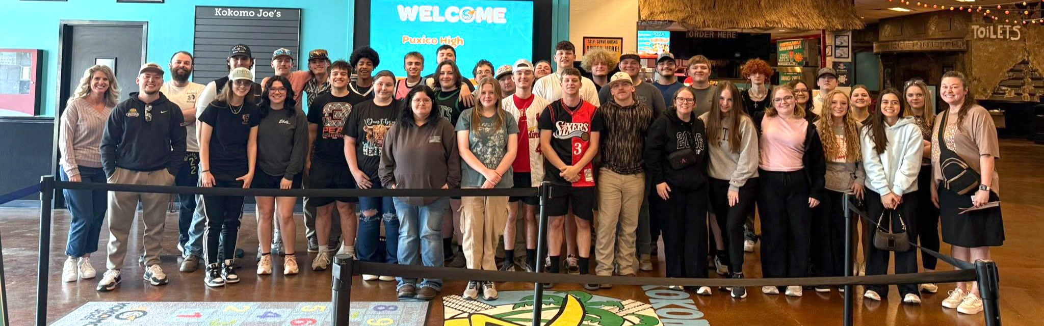 Senior trip 2026 is in the books! Thanks to all the sponsors that took the time to celebrate with this great group of students and a huge shout out to Kokomo Joe’s for hosting them!