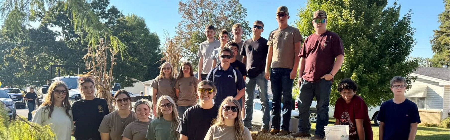Puxico FFA brought a little fall spirit to the Stoddard County Fair Parade!