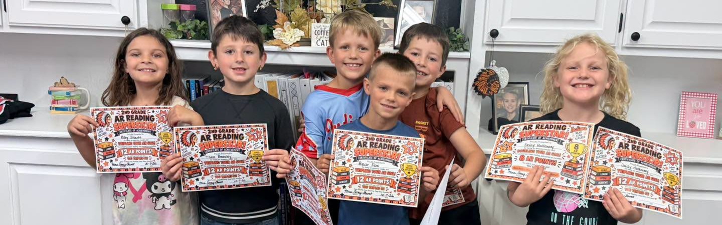 2nd Grade is on fire! Not only have they met their reading goals, but they have tripled them! We are so proud of each of you congratulations!