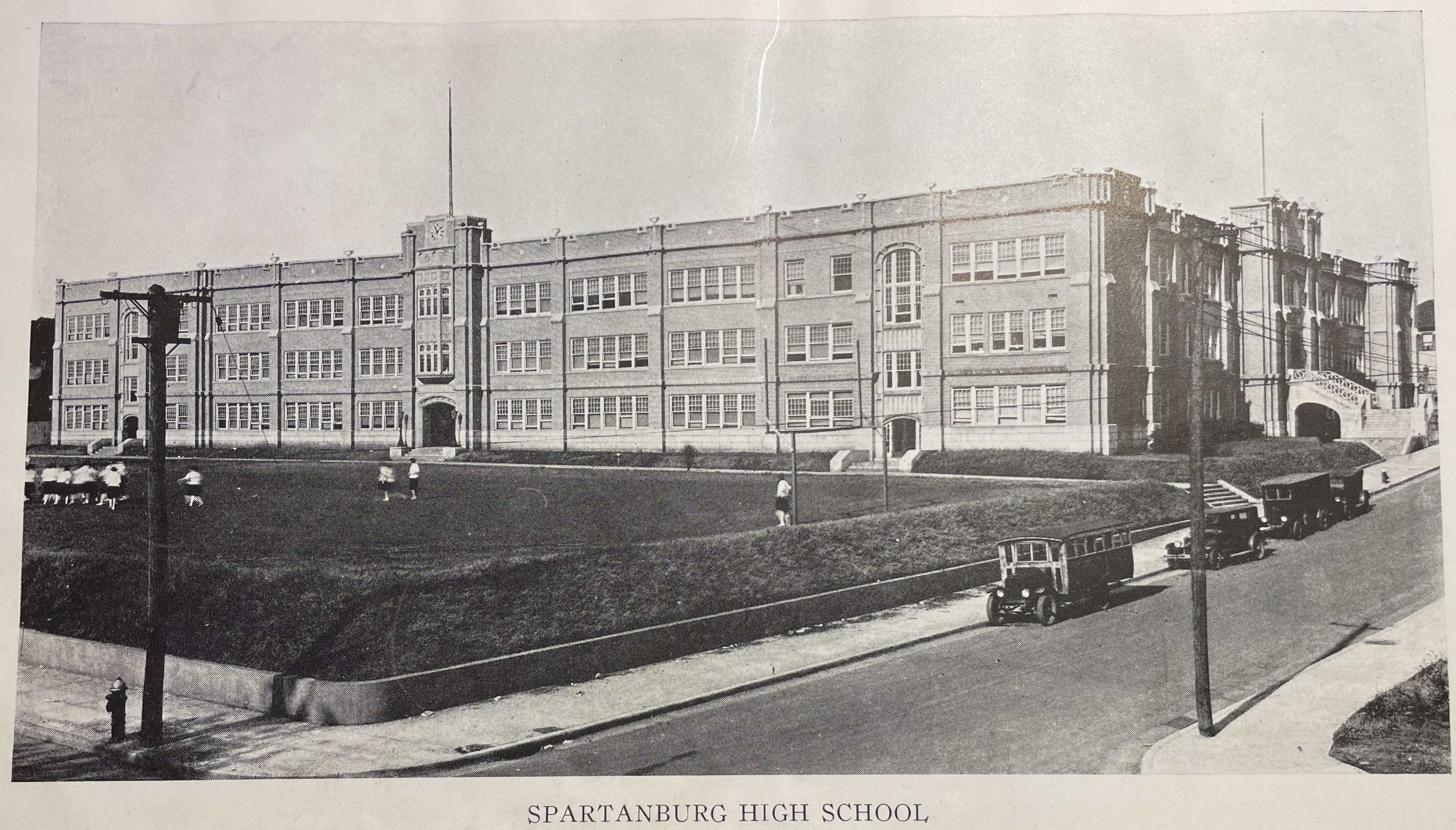 Picture of Spartanburg High School from 1926-1927