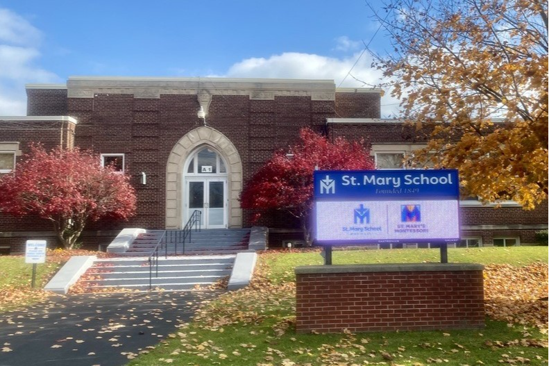 Front of St. Mary School Swormville