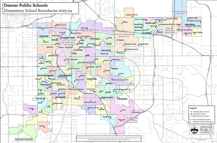 Elementary School Boundary Map