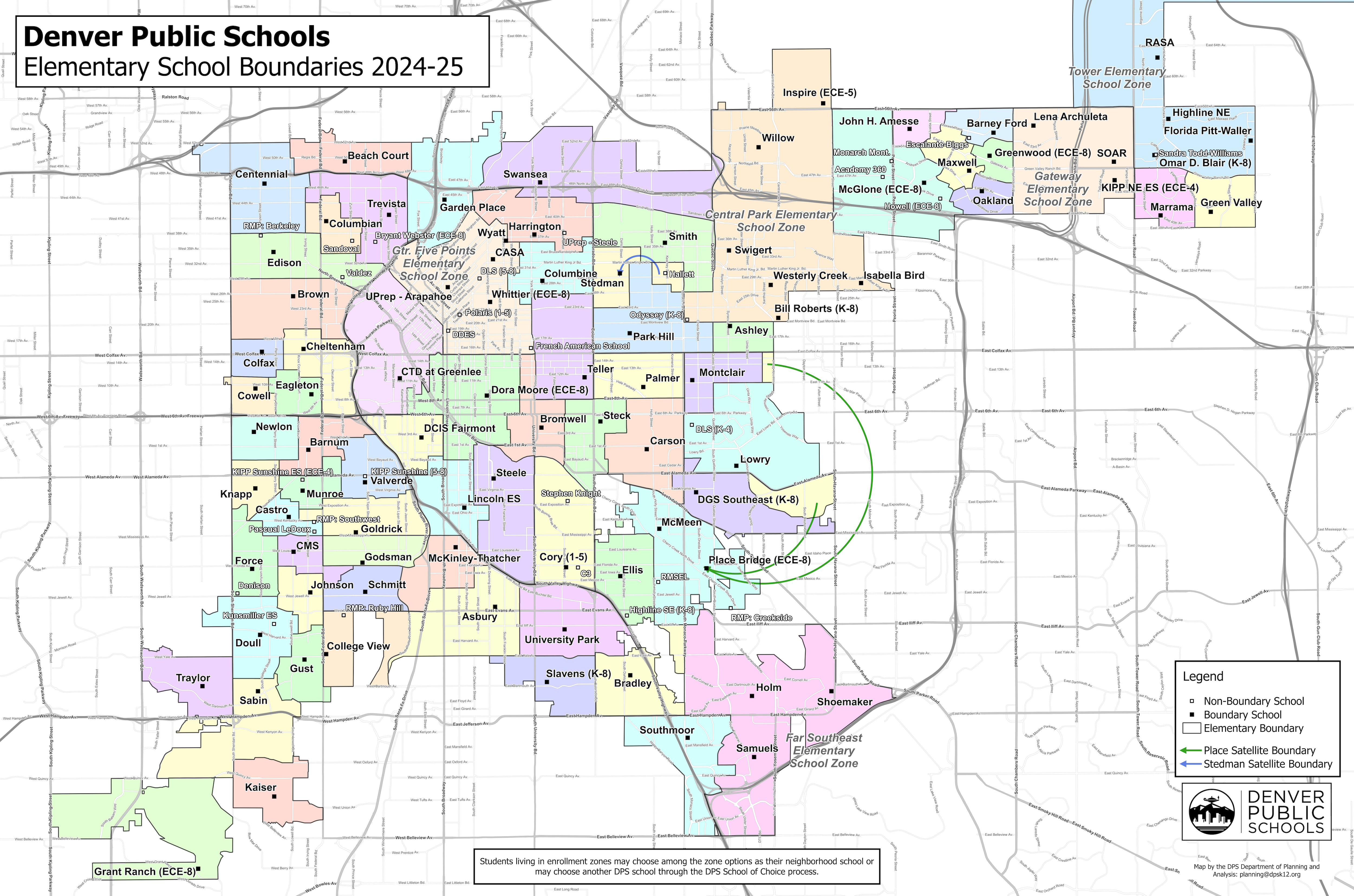 Elementary School Boundary Map