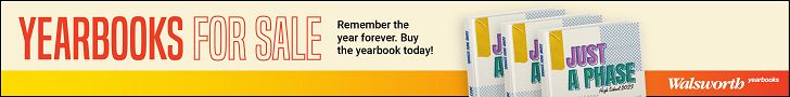 Yearbook sale banner