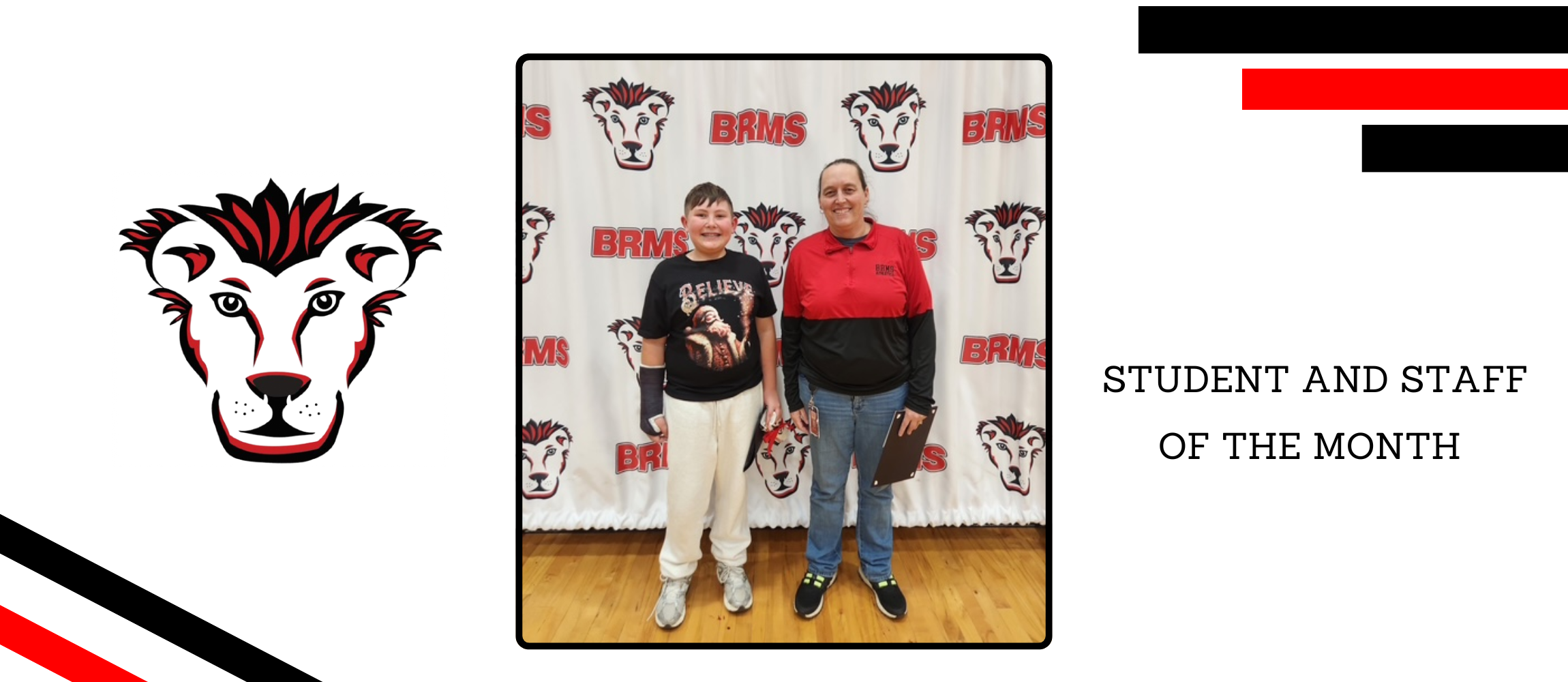 Student and Staff of the month