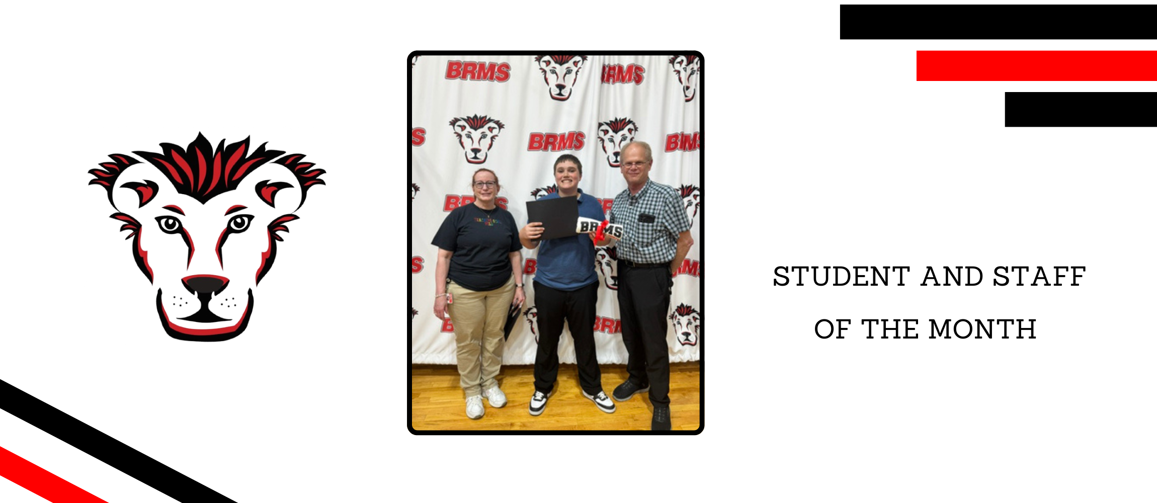 Student and Staff of the Month