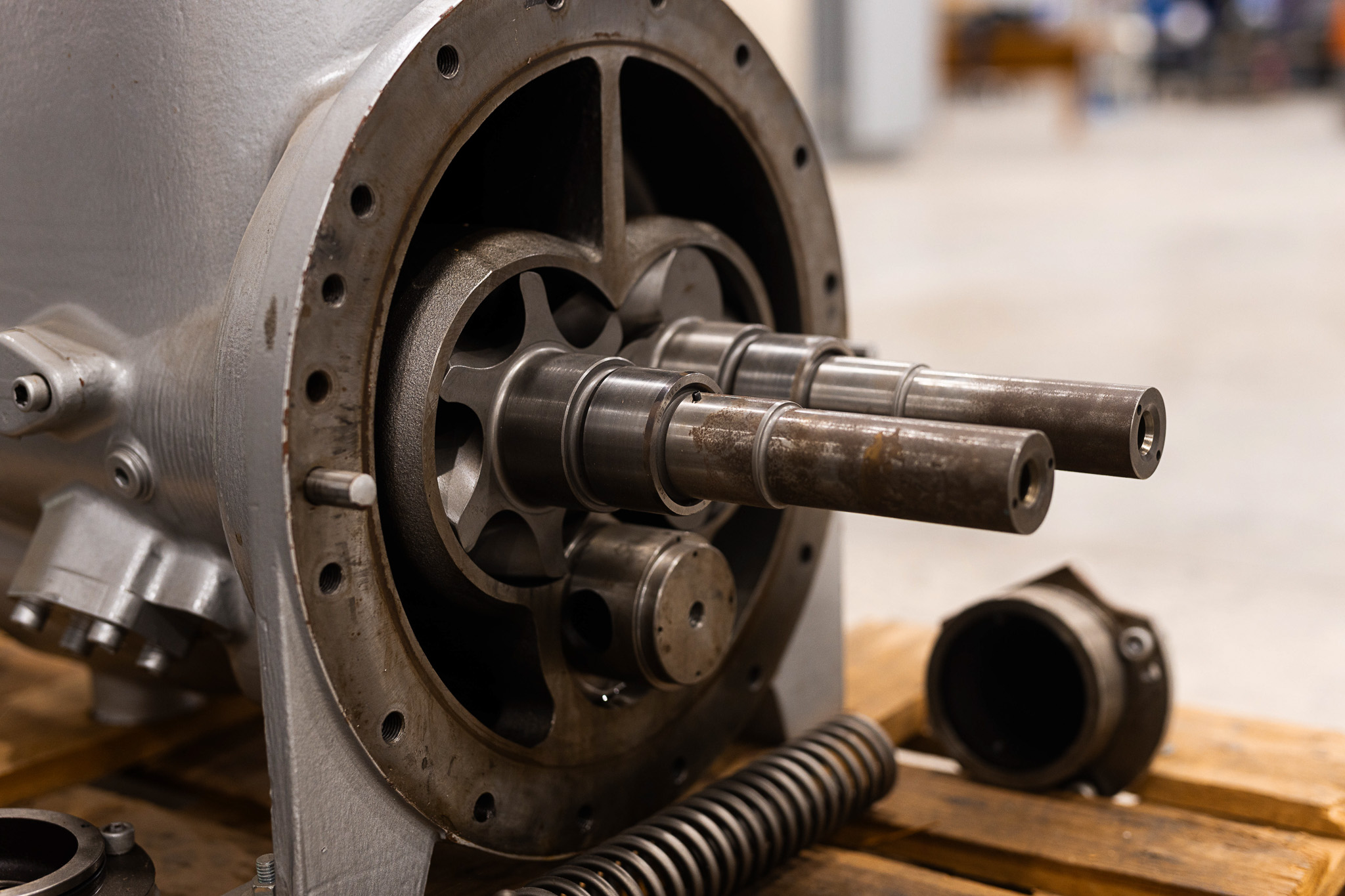 Ammonia Refrigeration equipment components at NWTI facilities