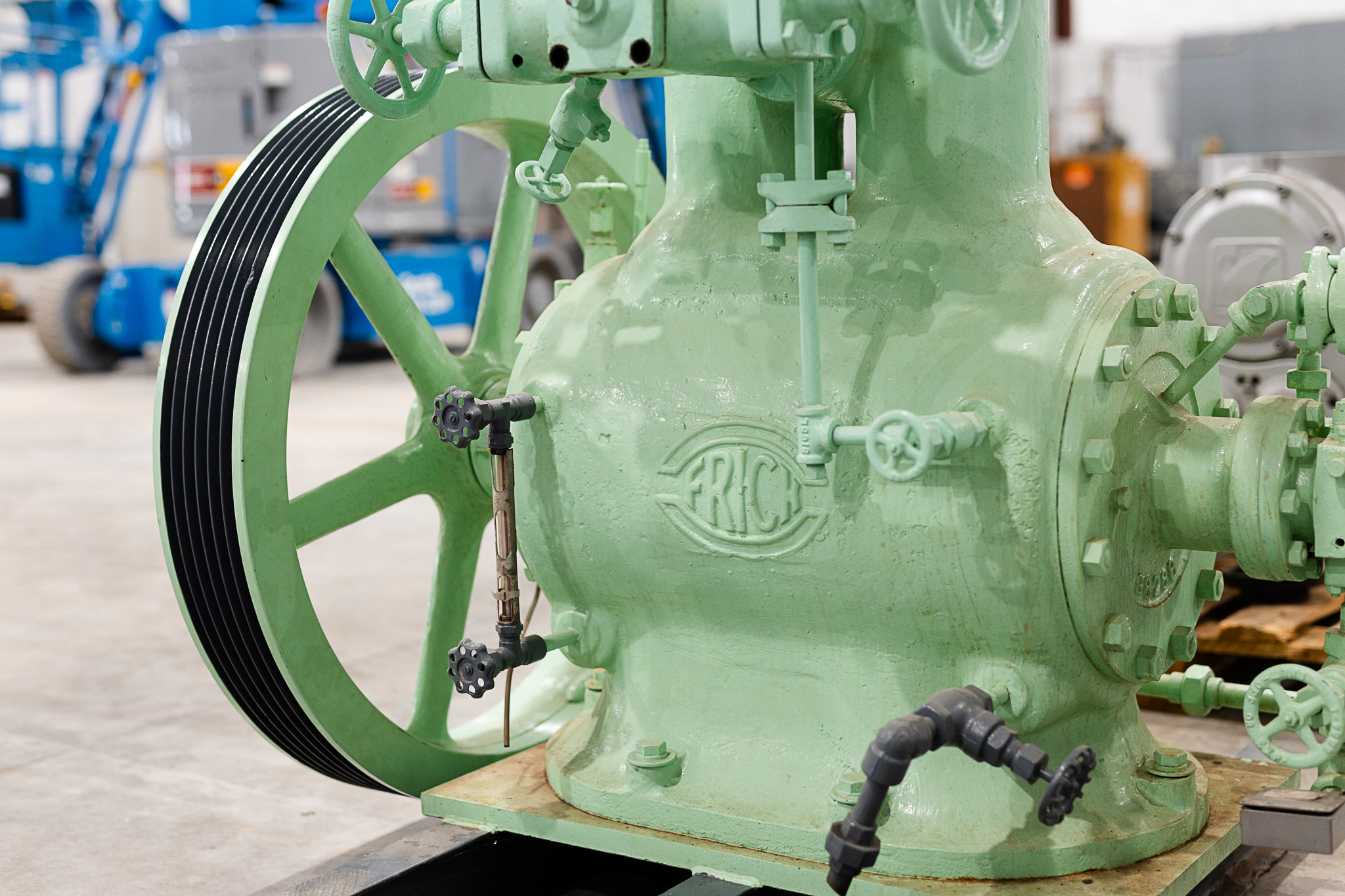 Ammonia Refrigeration equipment components at NWTI facilities