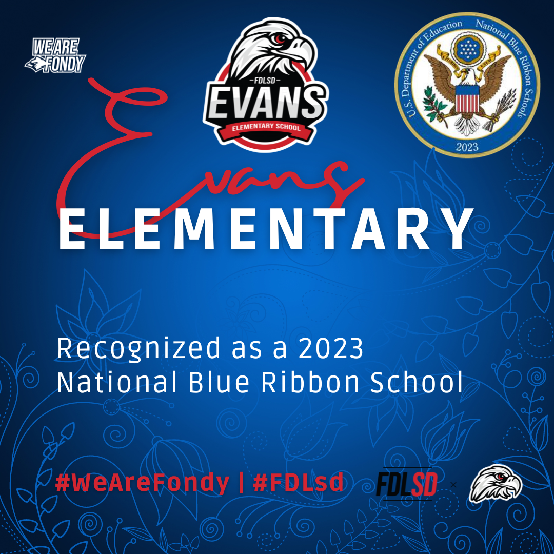 Evans a 2023 National Blue Ribbon School