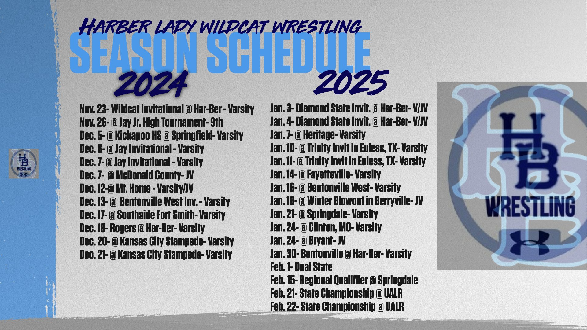 wrestling schedule