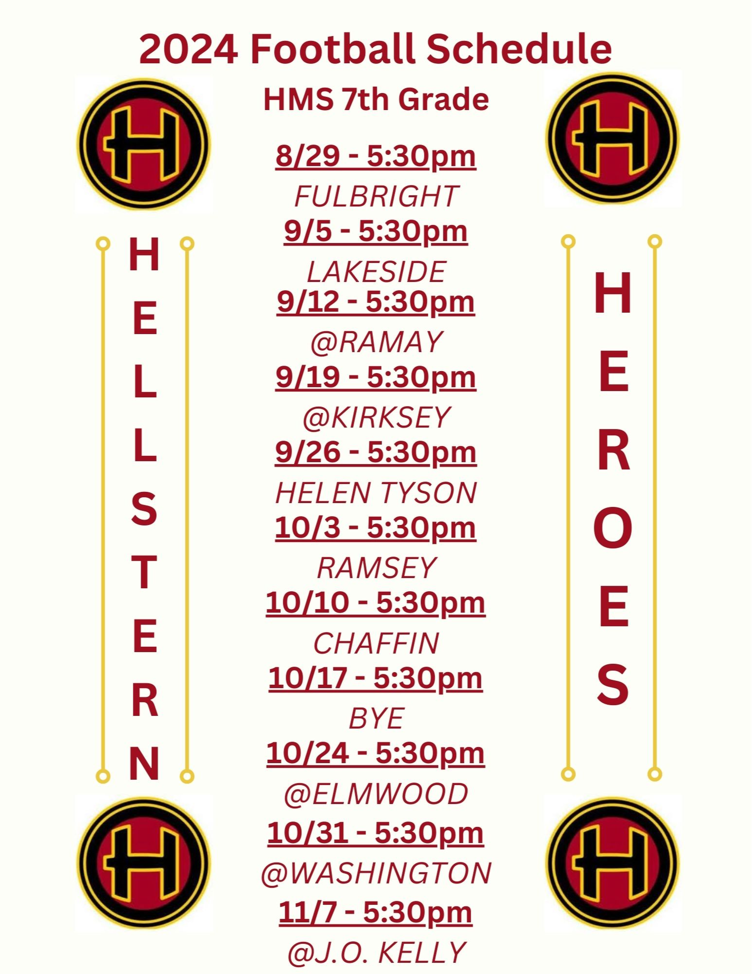 schedule