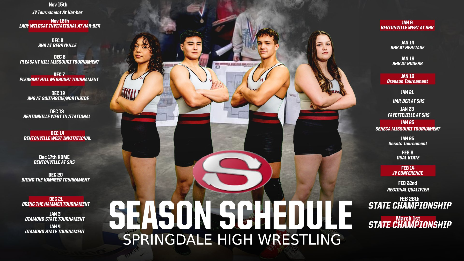 wrestling schedule