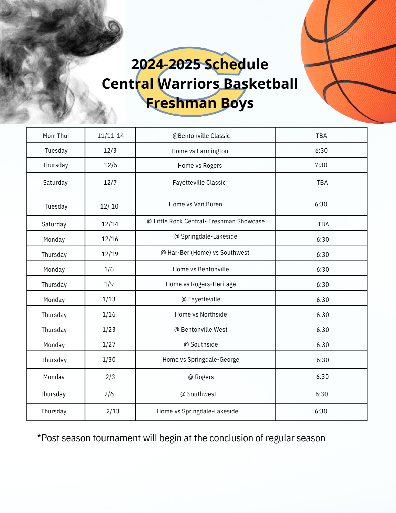 schedule