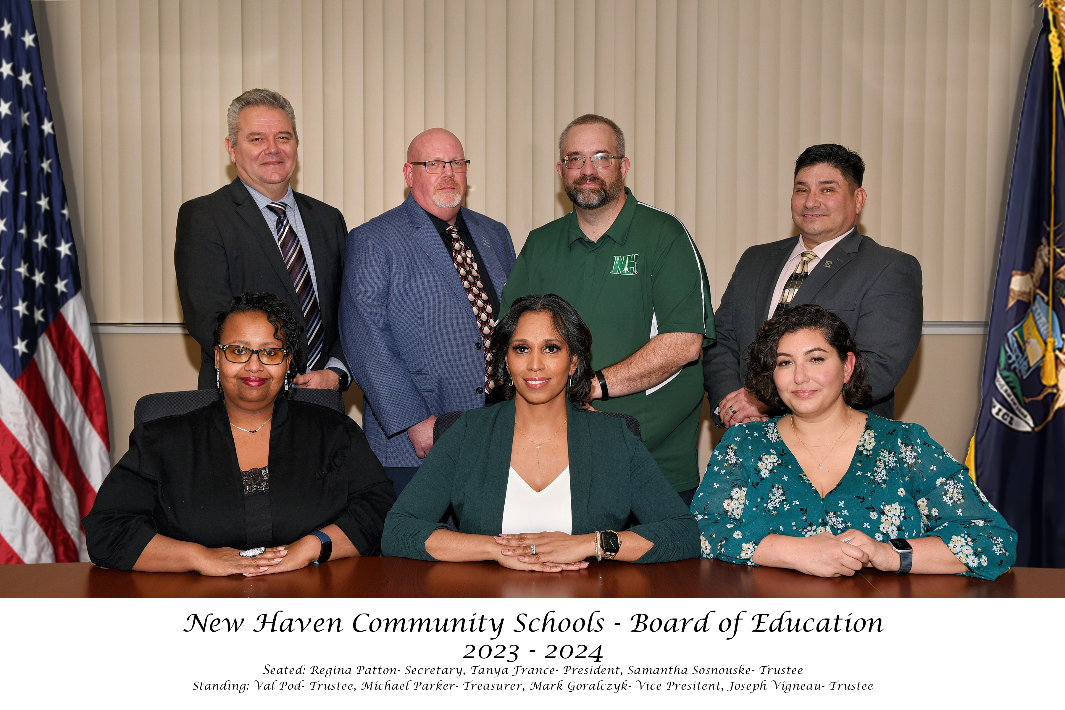 Picture of New Haven Community School Board Of Education Members 