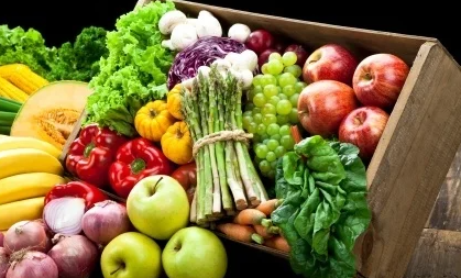 Fruit and Vegetable Stock Image