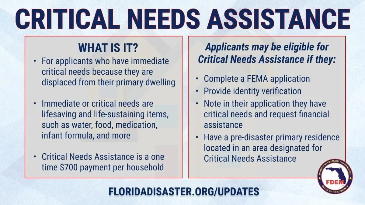 Critical Needs Assistance