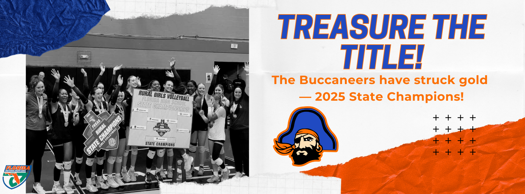 BHS Volleyball Team with State Title