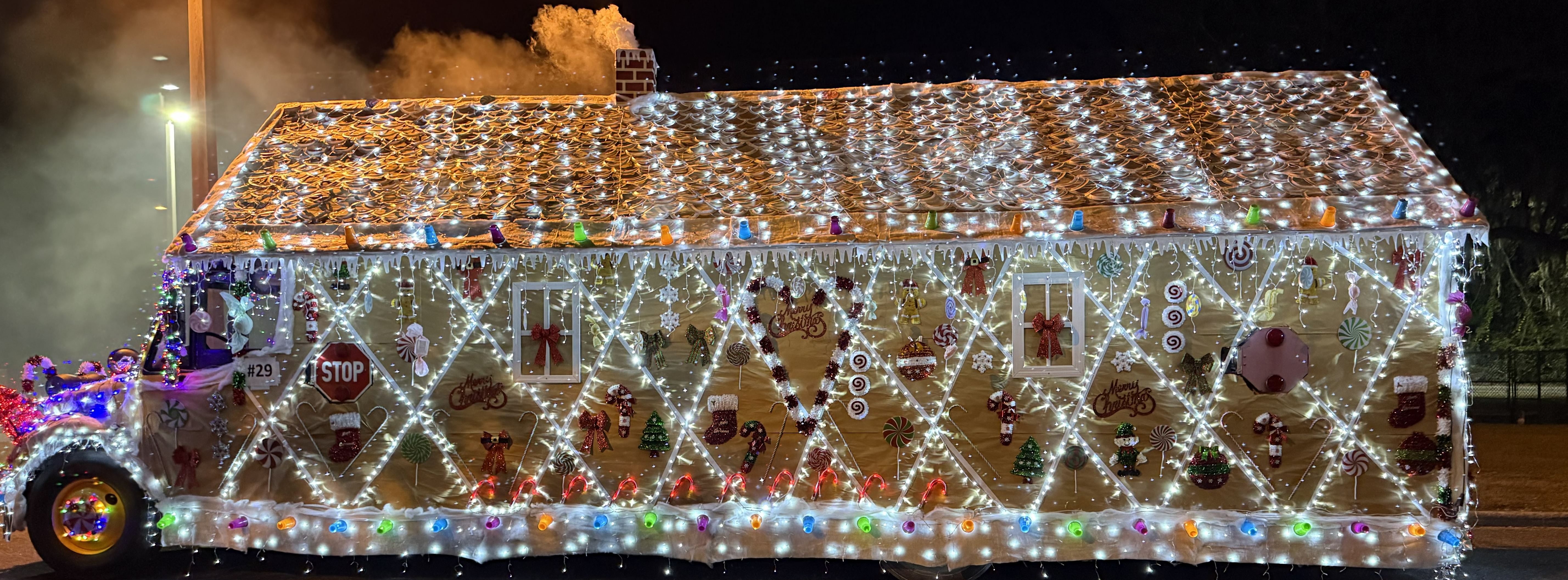 Suwannee County School District Transportation Department in Christmas Parade