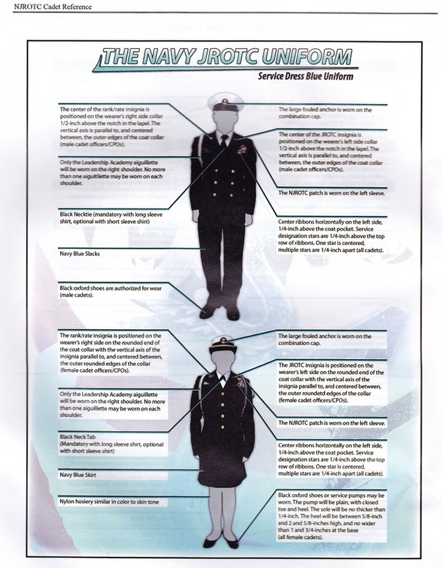 rotc dress blues Cadets trade ACU's for dress blues