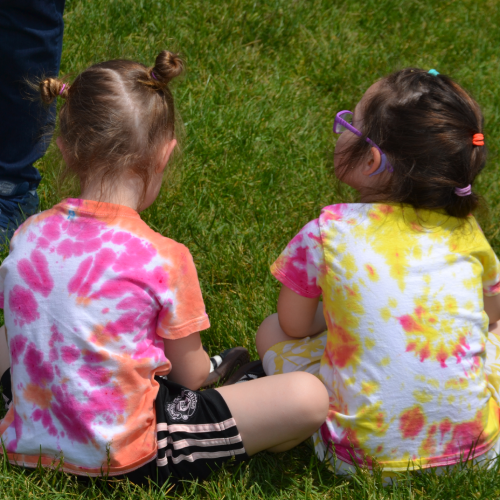 Students on playground