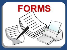 forms and a pen