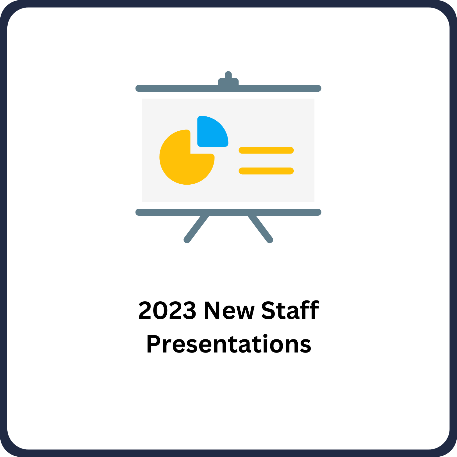 2023 New Staff Presentations