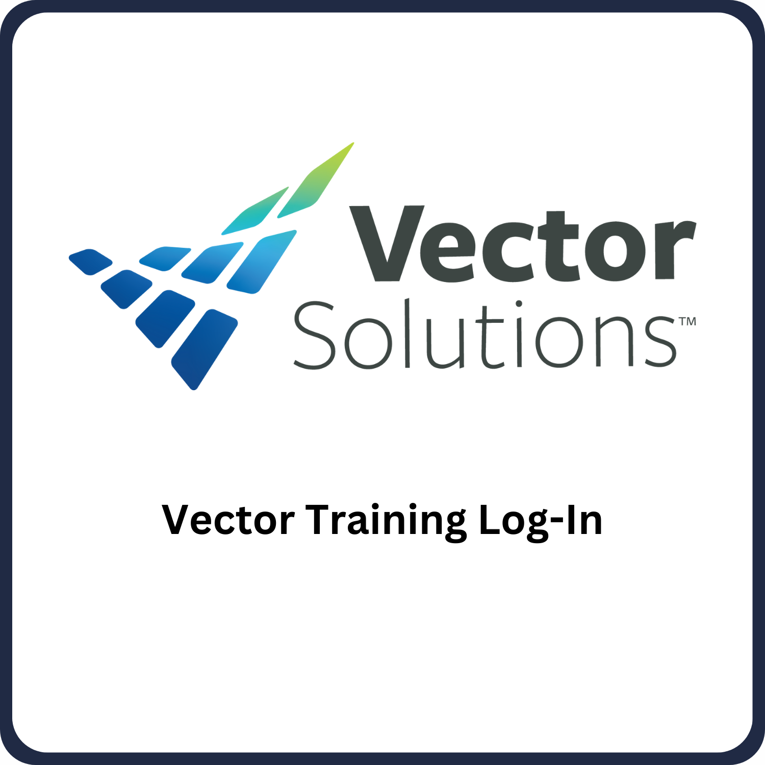 Vector Training Login