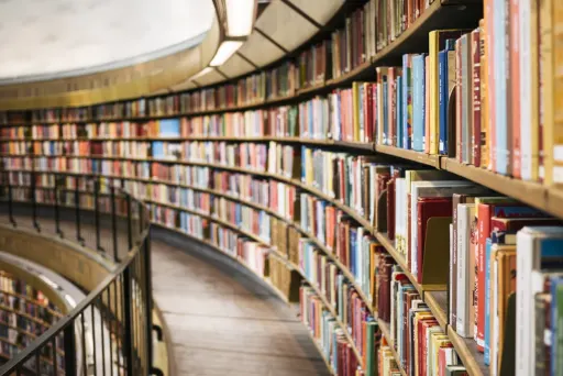 picture of the inside of a library