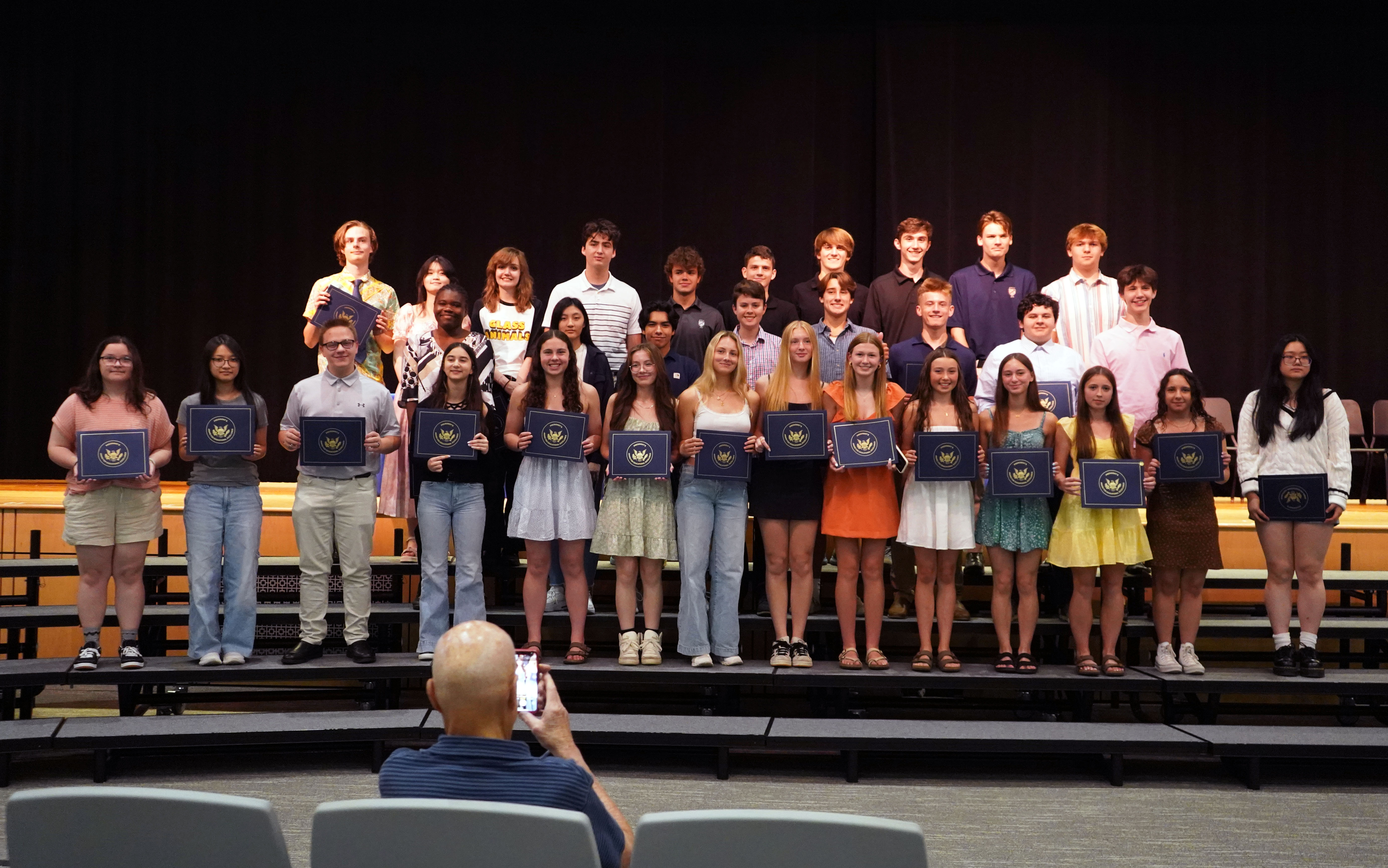 Group of students win Presidential Awards for Academic Excellence.